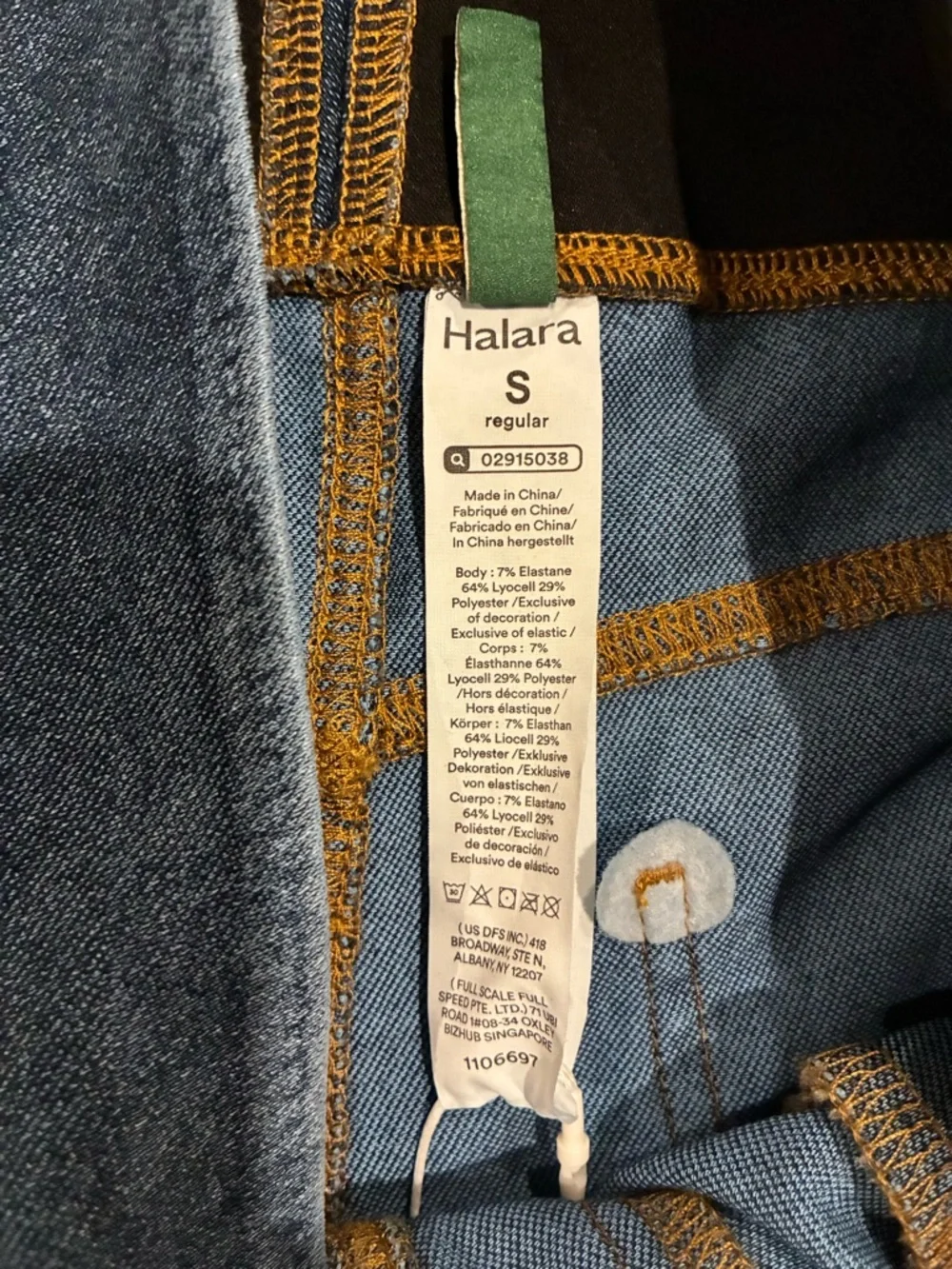 HALARA Jeans Women’s S Blue Flex Denim Wide-Leg High-Rise NEW WITH TAGS! - Picture 9 of 10